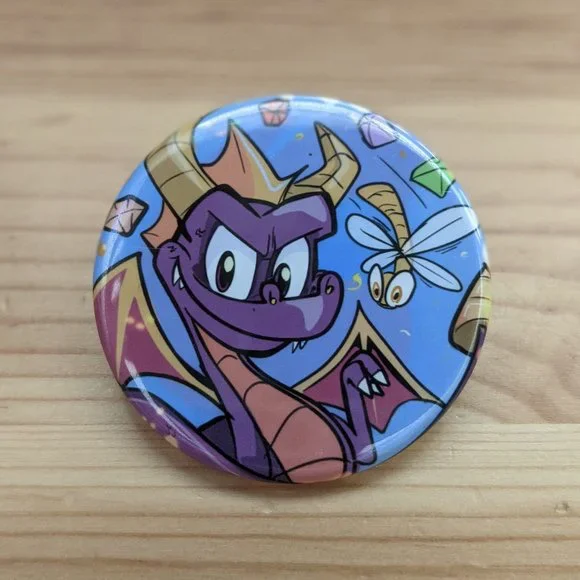 Video Game Pins - Kirby, Boo, Spyro the Dragon - Picture 2 of 5